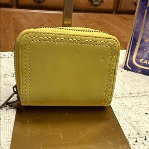 Universal Threads Yellow Leather Zip Wallet - Women
